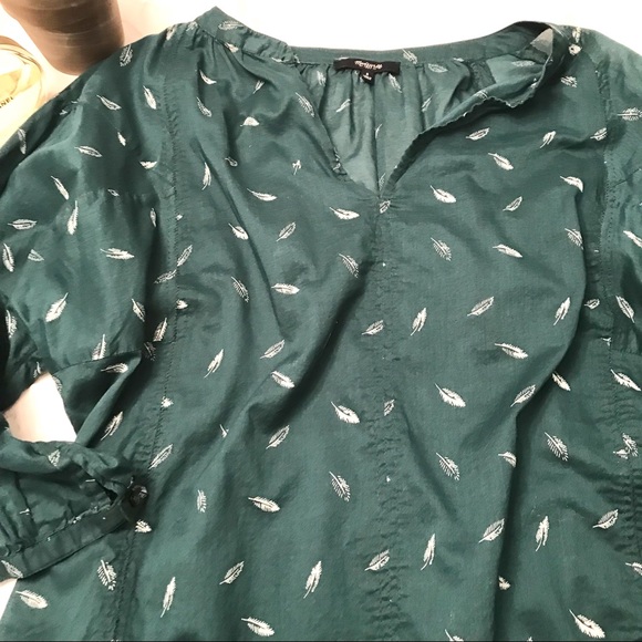 [ Madewell ] feather peasant top - Picture 3 of 4